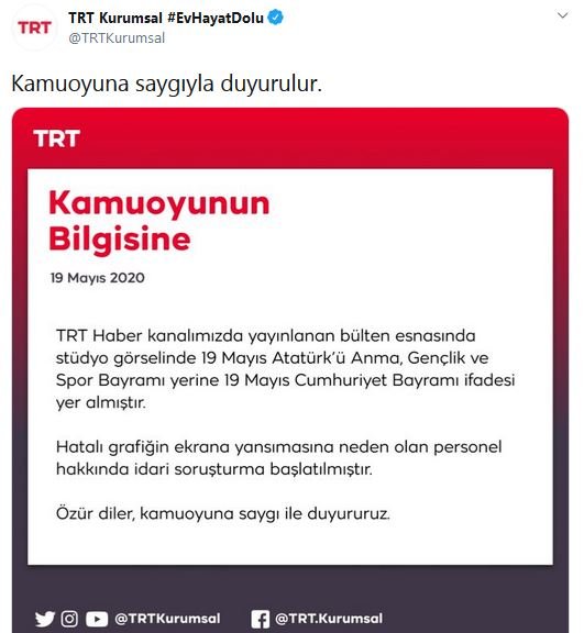 Halis Gül yazdı l TRT’de neler oluyor? Özür üstüne özür