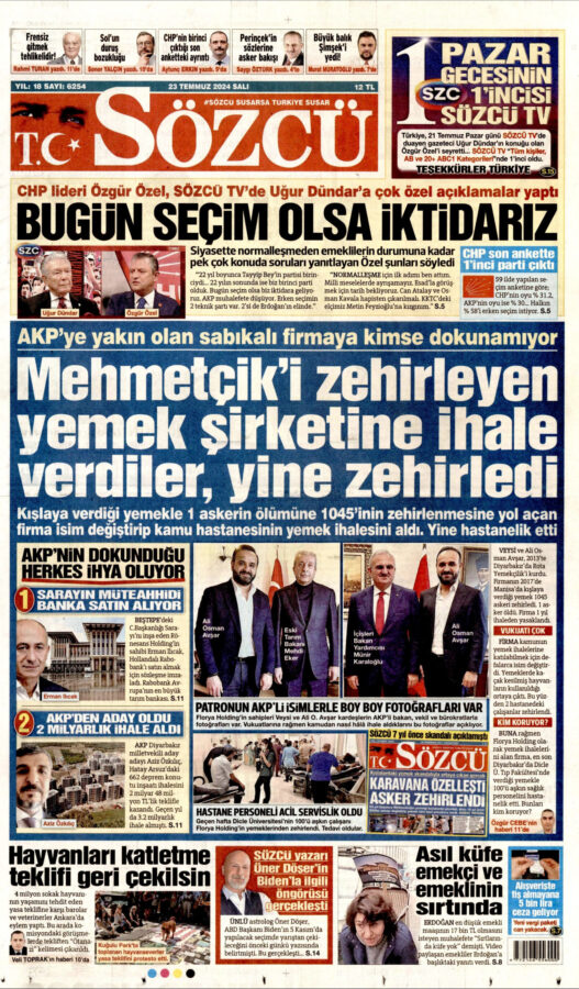 Mehmetçik’i zehirleyen yemek şirketine ihale verdiler, yine zehirledi 2 Mehmetçik’i zehirleyen yemek şirketine ihale verdiler, yine zehirledi