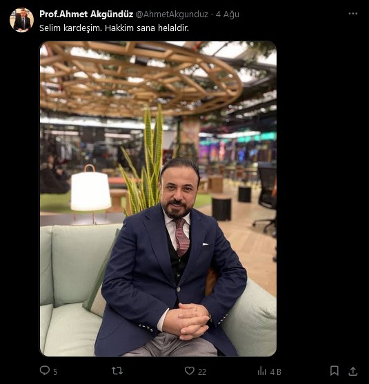 Halis Gül yazdı l Ahmet Akgündüz’den Risaleler konusunda Diyanet’e tepki 8 Halis Gül yazdı l Ahmet Akgündüz’den Risaleler konusunda Diyanet’e tepki