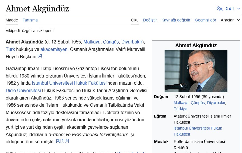 Halis Gül yazdı l Ahmet Akgündüz’den Risaleler konusunda Diyanet’e tepki