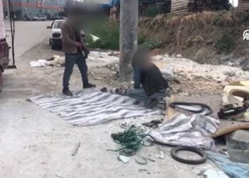 Bursa’da çevreyi kirleten kişilere mıntıka temizliği yaptırıldı