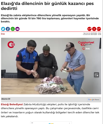 'Günde 10 bin lira kazanıyor' denilen adamın acı gerçeği ortaya çıktı