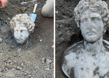 Düzce’de antik kentte 1800 yıllık büst bulundu