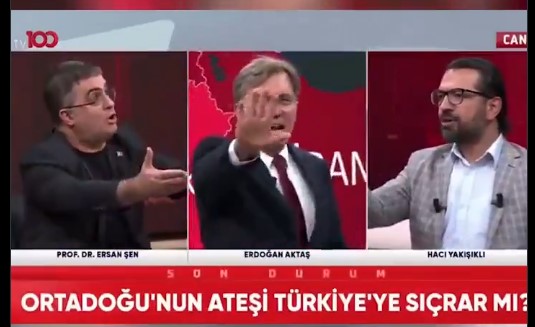 Ersan Şen ve Hacı Yakışıklı canlı yayında birbirine girdi