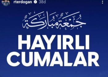 Erdoğan kapatılan Instagram’dan seslendi: Hayırlı Cumalar