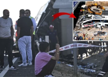 Polatlı’daki kazanın vahameti, otobüsün köprünün ayağından çekilmesiyle ortaya çıktı