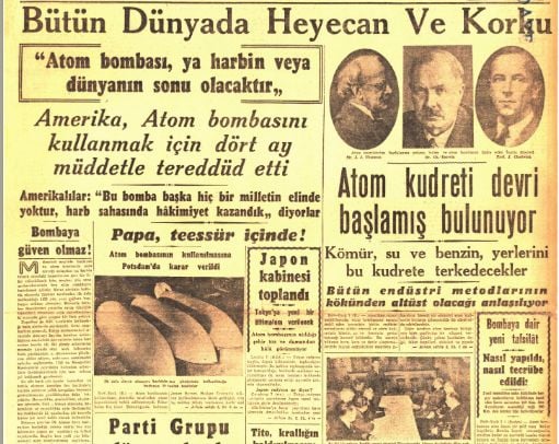 Yıldıray Oğur yazdı l Hiroşima’ya atılan bomba Türk basınını neden heyecanlandırmıştı? 2 Yıldıray Oğur yazdı l Hiroşima’ya atılan bomba Türk basınını neden heyecanlandırmıştı?
