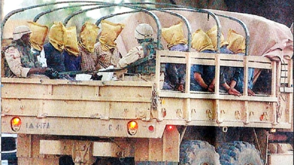 ABD askerinin başına çuval geçiren 10 kişi serbest bırakıldı