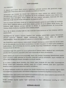 Bu açıklamayı kim yazdı? Narin’in ailesi ‘karalamaları’ dış güçlere bağladı