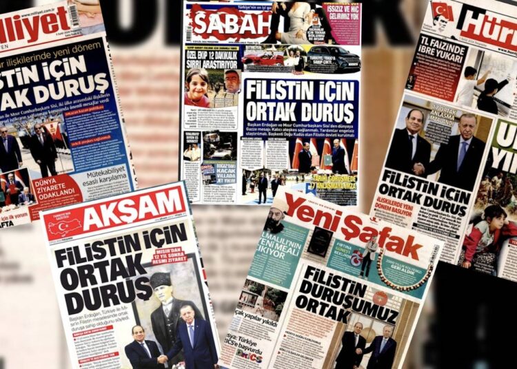Sisi'nin 12 yıl sonraki Türkiye ziyaretini gazeteler nasıl gördü? 1 Sisi’nin 12 yıl sonraki Türkiye ziyaretini gazeteler nasıl gördü?