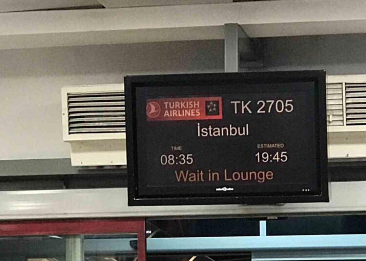 THY Erzurum-İstanbul seferinde rötar rekoru! 1 THY Erzurum-İstanbul seferinde rötar rekoru!