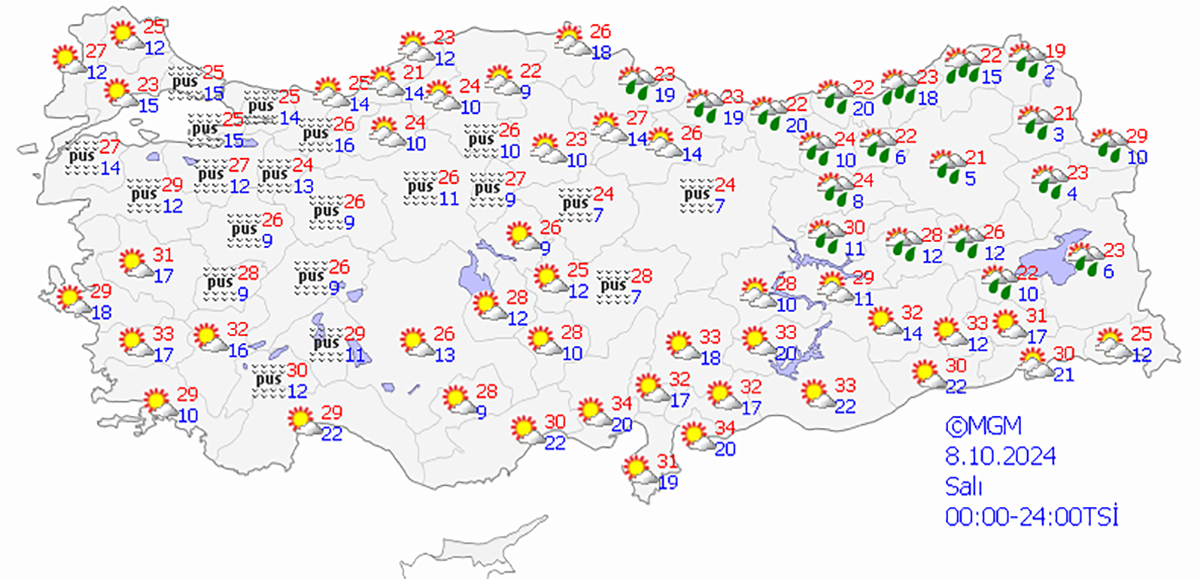 Meteoroloji’den şiddetli yağış uyarısı 3 Meteoroloji’den şiddetli yağış uyarısı