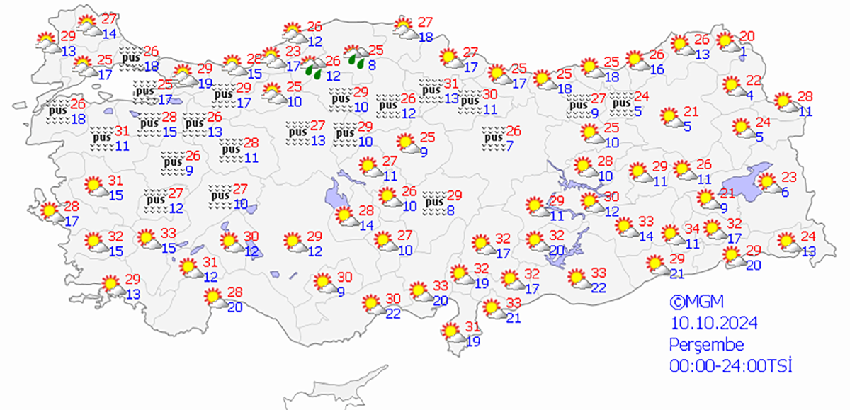 Meteoroloji’den şiddetli yağış uyarısı 5 Meteoroloji’den şiddetli yağış uyarısı