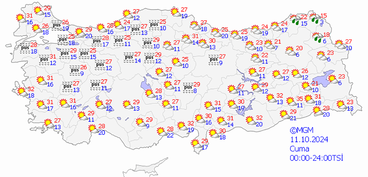 Meteoroloji’den şiddetli yağış uyarısı 6 Meteoroloji’den şiddetli yağış uyarısı