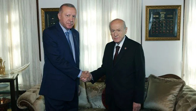Erdoğan, Devlet Bahçeli ile görüştü 1 Erdoğan, Devlet Bahçeli ile görüştü