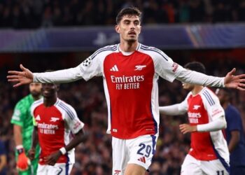 Şampiyonlar Ligi’nde Arsenal, PSG’yi 2-0’la geçti