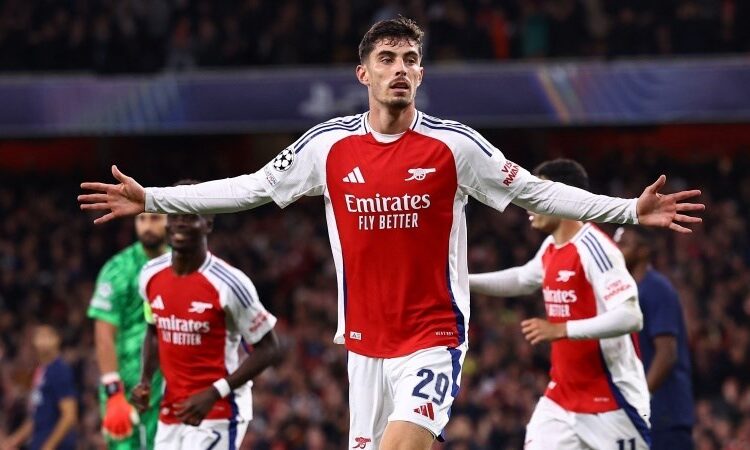 Şampiyonlar Ligi’nde Arsenal, PSG’yi 2-0’la geçti 1 Şampiyonlar Ligi’nde Arsenal, PSG’yi 2-0’la geçti