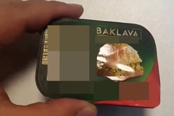 Bir dilim baklava 40 TL! 2 Bir dilim baklava 40 TL!