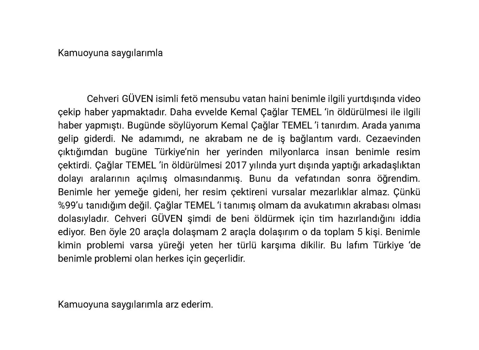 Alaattin Çakıcı’dan suikast iddiaları üzerine açıklama: Yüreği yeten karşıma çıksın