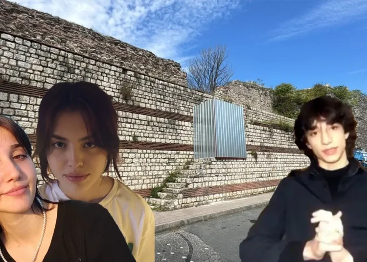 Vahşi cinayetten sonra surlara çıkan merdivenlere demir bariyerli önlem