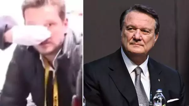 Beşiktaş Başkanı Hasan Arat'ın şoförü, GS’li muhabirin burnunu kırdı