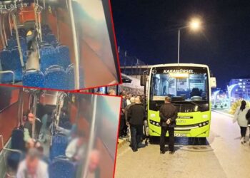 Yolcu midibüsünde husumetlisinin boğazını kesti