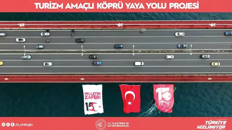 15 Temmuz Şehitler Köprüsü’nün turistik amaçla yayalara açılması düşünülüyor 3 15 Temmuz Şehitler Köprüsü’nün turistik amaçla yayalara açılması düşünülüyor