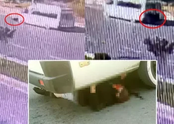 Afyon’da korkunç kaza: İndirdiği yolcuların iki kez üzerinden geçti