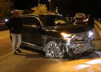 AK Partili Belediye Başkanı ile ilçe başkanı kaza yaptı