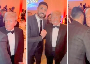 Trump, gala gecesine ünlü basketbolcu Enes Kanter’i de davet etti