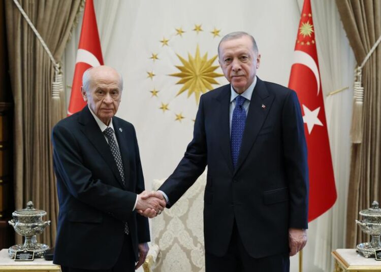Erdoğan ile Bahçeli’den sürpriz görüşme