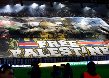 PSG-Atletico Madrid maçında ‘Özgür Filistin’ pankartı