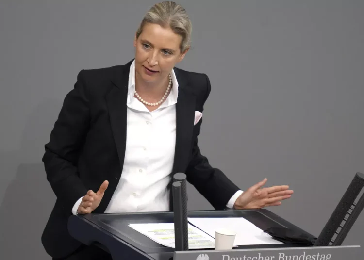 Almanya seçime gidiyor: Aşırı sağcı parti AfD'nin başbakan adayı belli oldu 1 Almanya seçime gidiyor: Aşırı sağcı parti AfD’nin başbakan adayı belli oldu