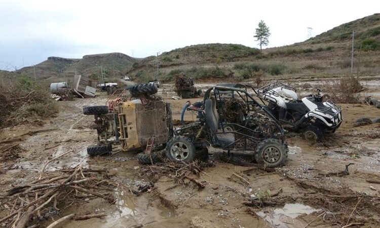 Antalya’da safari tesisini sel aldı! Onlarca ATV kayıp