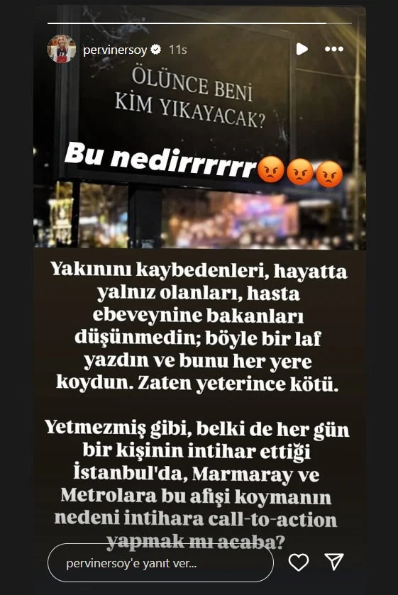 Bakan eşinden, TRT’nin ‘Ölünce beni kim yıkayacak’ afişine tepki 3 Bakan eşinden, TRT’nin ‘Ölünce beni kim yıkayacak’ afişine tepki