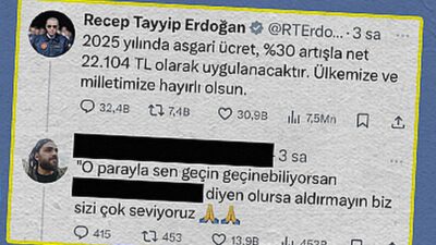 ‘Asgari ücret’le ilgili paylaşımında cumhurbaşkanı'na hakaret eden şüpheli ikinci kez gözaltına alınıp tutuklandı