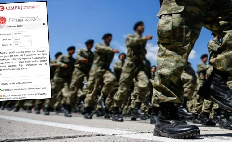 CİMER'e bedelli askerlik için ilginç başvuru: 'Benim yerime babam ve kayınpederim gitsin' 1 CİMER’e bedelli askerlik için ilginç başvuru: ‘Benim yerime babam ve kayınpederim gitsin’