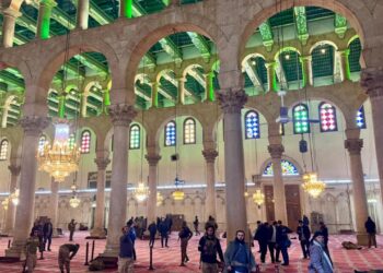 Şam’daki Emevi Camii’nde tarihi anlar