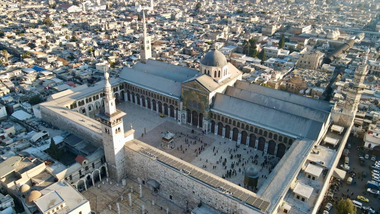 Şam'daki Emevi Camii'nde tarihi anlar