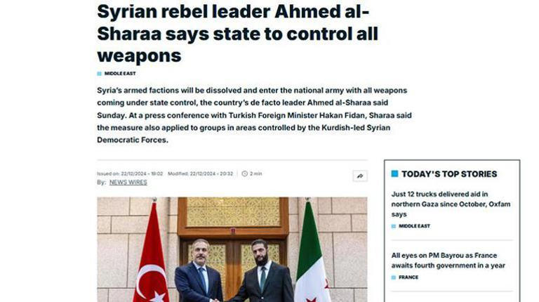 Hakan Fidan'ın Şam ziyareti dünya basınında! 'Esad'ın yasakladığı dağda kahve içtiler' 3 Hakan Fidan'ın Şam ziyareti dünya basınında! 'Esad'ın yasakladığı dağda kahve içtiler'