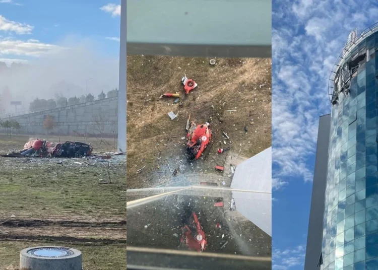 Ambulans helikopter yoğun siste hastaneye çarptı, 4 kişi hayatını kaybetti