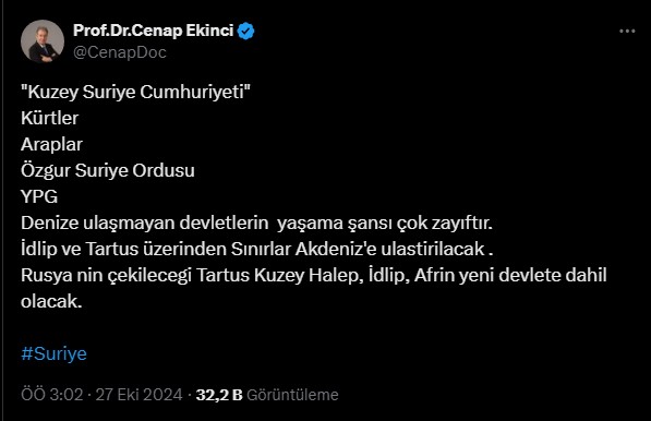 DEVA Partisi Belediye Başkanı adayıydı: Prof. Dr. Cenap Ekinci 'terör örgütü propagandası' iddiasıyla tutuklandı 2 DEVA Partisi Belediye Başkanı adayıydı: Prof. Dr. Cenap Ekinci 'terör örgütü propagandası' iddiasıyla tutuklandı