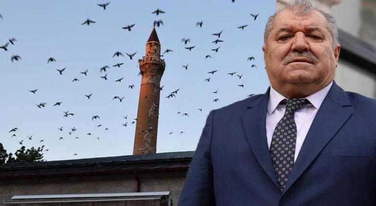 Sivas’ta Pisa Kulesine benzetilen minare için çalışma başlatıldı