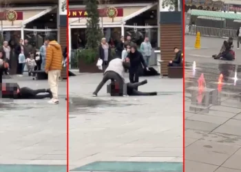 Bursa’da AVM’nin önünde amcasını bıçaklayan saldırgan, linç edilmekten son anda kurtuldu