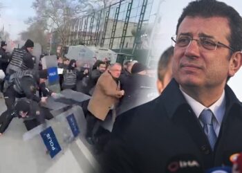 İmamoğlu iki soruşturma kapsamında ifade verdi, destek için gelenler Çağlayan’ı doldurdu