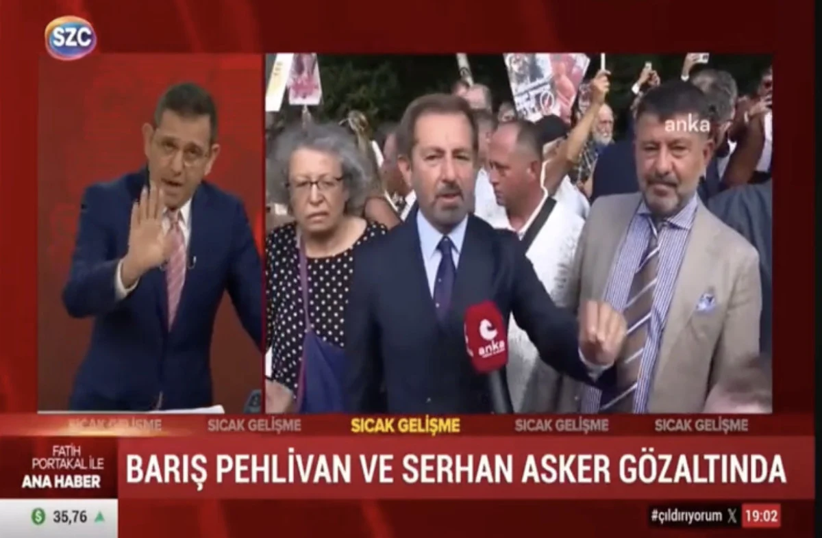 Fatih Portakal'ın, gözaltına alınan Barış Pehlivan’ı suçlayan sözleri gündem oldu!