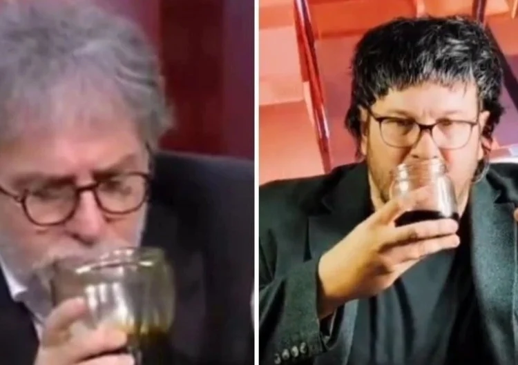 Şahan, canlı yayında petrol koklayan Ahmet Hakan'ı böyle ti'ye aldı: "Gabar Ahmet" 1 Şahan, canlı yayında petrol koklayan Ahmet Hakan’ı böyle ti’ye aldı: “Gabar Ahmet”