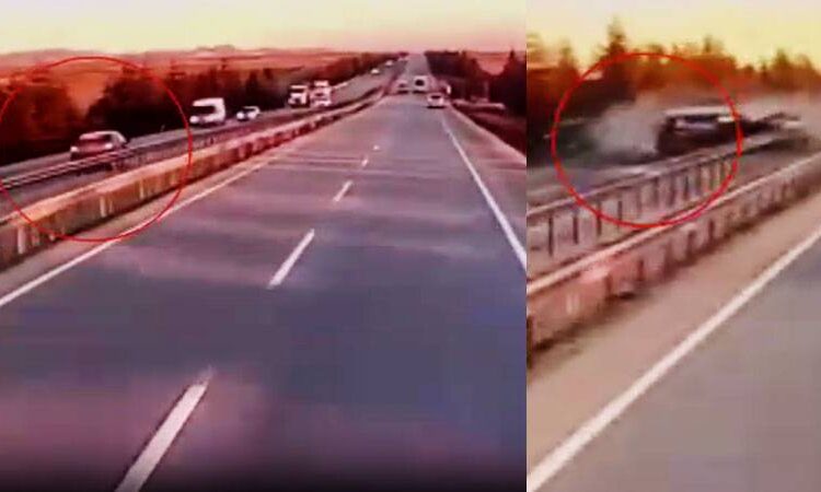 İntihar gibi kaza! Otoyola tersten giren araç ciple çarpıştı: Sürücü öldü ciptekilerin durumu ağır 1 İntihar gibi kaza! Otoyola tersten giren araç ciple çarpıştı: Sürücü öldü ciptekilerin durumu ağır