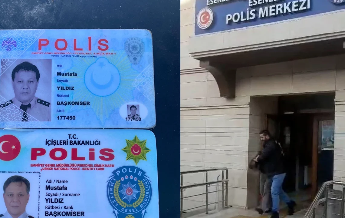 Sahte başkomiseri ‘başkomser’ ifadesi yakalattı 1 Sahte başkomiseri ‘başkomser’ ifadesi yakalattı