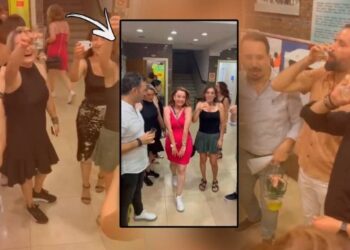 Şampanyalı mezuniyet kutlamasına soruşturma